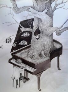 SURREALIST PIANO-MAN